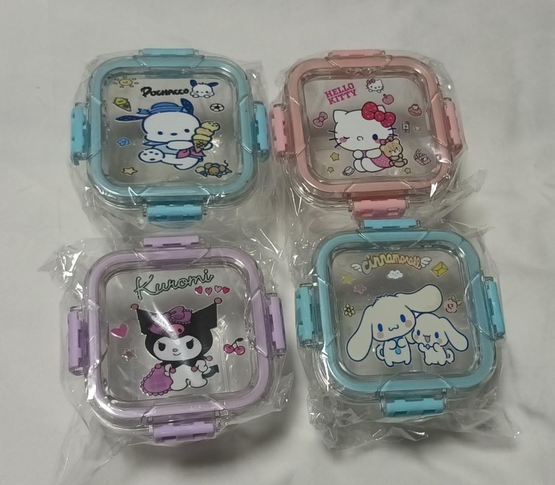 캐릭터 반찬통 4종