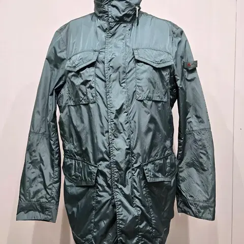 페트레이 이리데슨트 그린 야상 자켓