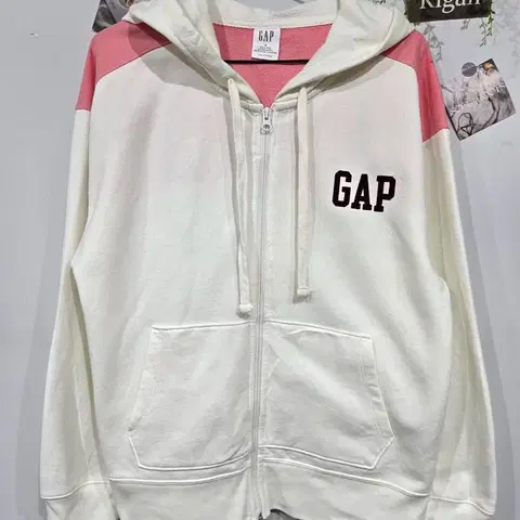 갭 GAP 여성 후드 집업 아이보리