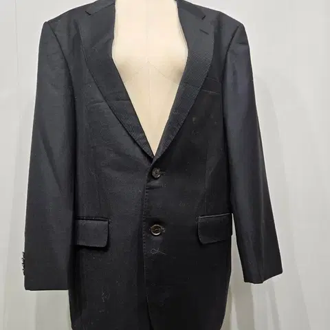 에르메네질도 제냐 블랙 남성 정장 자켓