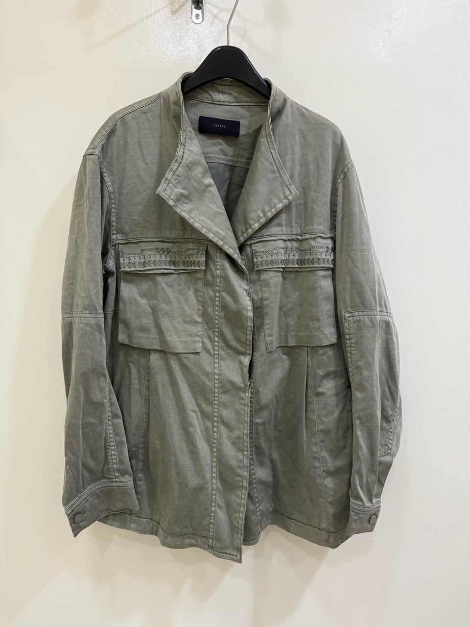 시스템 우면 야상 자켓 정품