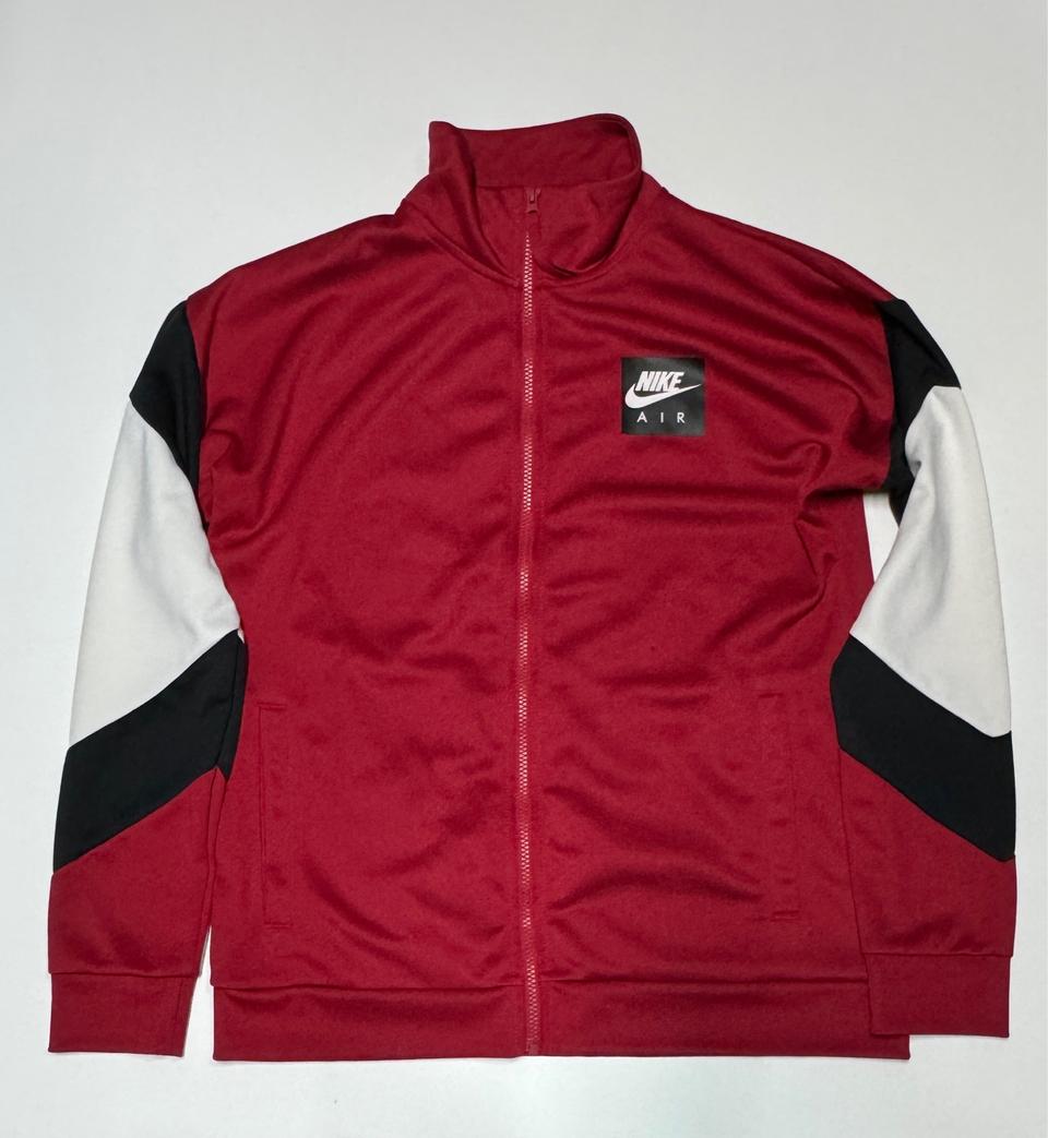 나이키 에어 컬러블록 집업 져지 레드