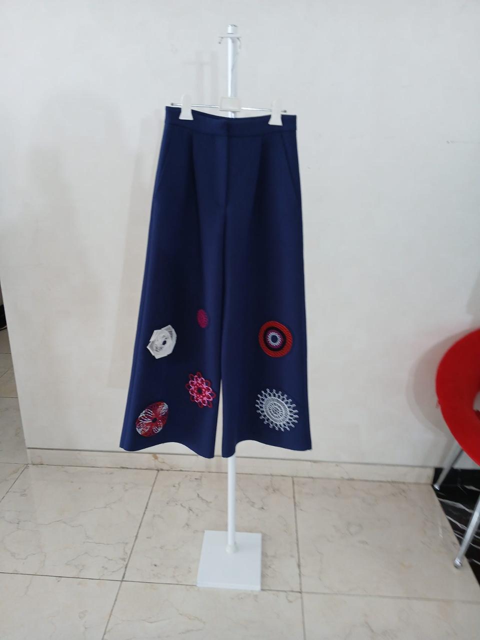 MSGM 와이드 장식매치 팬츠 55