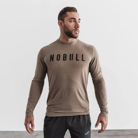 [L] 노블 맨즈 롱 슬리브 티 긴팔 트레이닝 티셔츠 NOBULL TEE