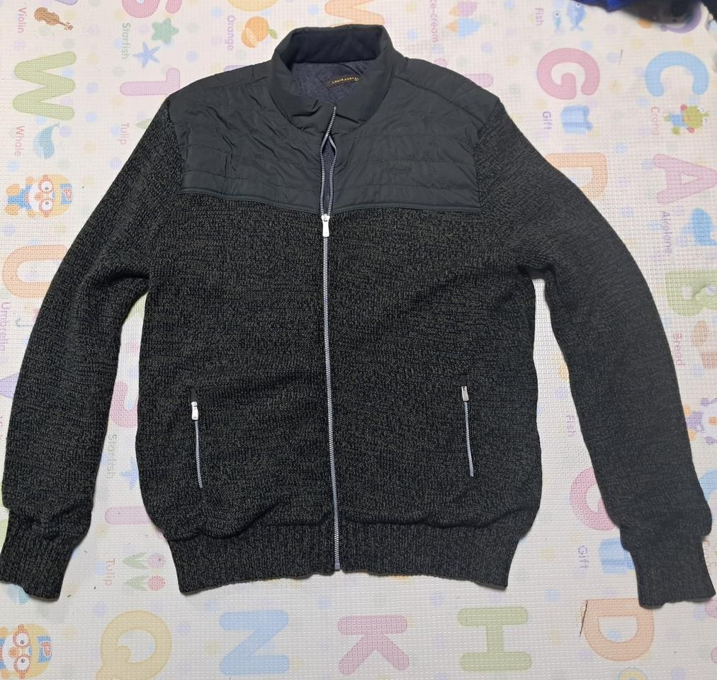 루이까스텔 남성 방풍모니트 집업 가디건 110(상태상급)