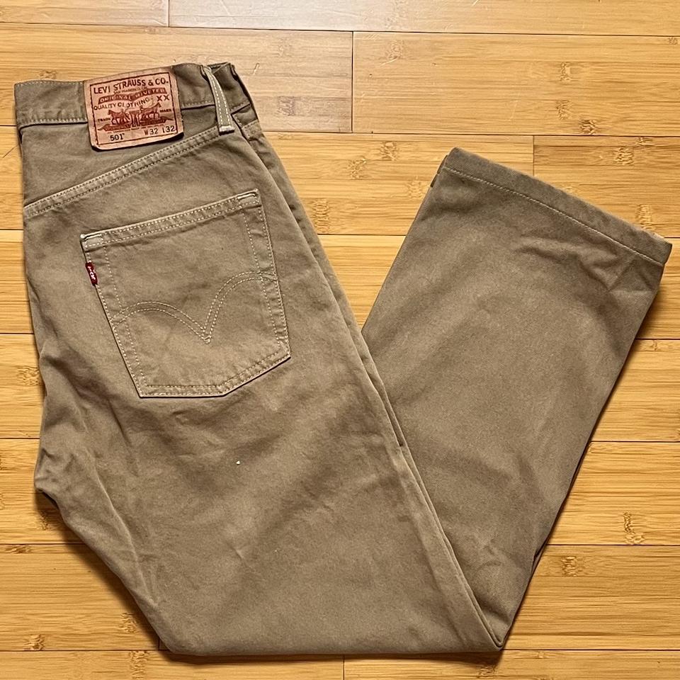 리바이스 501 베이지 데님팬츠 W32 L32