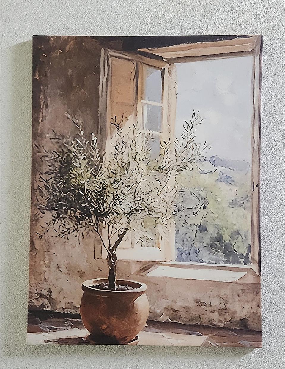 새상품)원목 프레임 캔버스 그림액자 인테리어소품