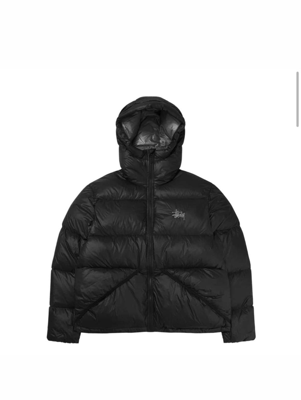 스투시 다운 파카 마이크로 립스탑 팬텀 블랙