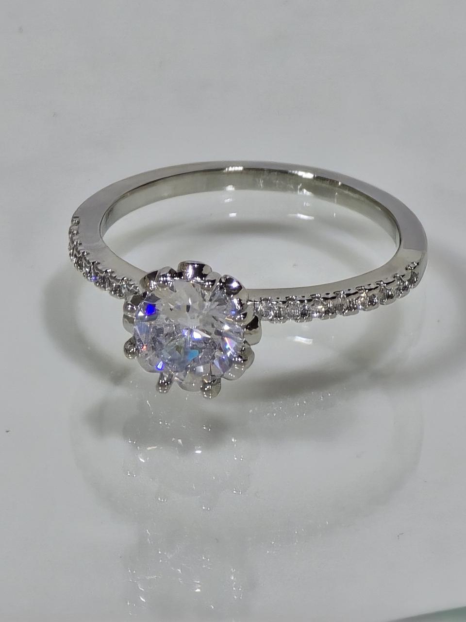 큐빅셋팅 핸드메이드 반지