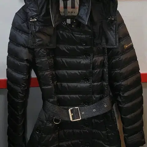 정품 버버리 체스터포드 여성 구스 롱패딩