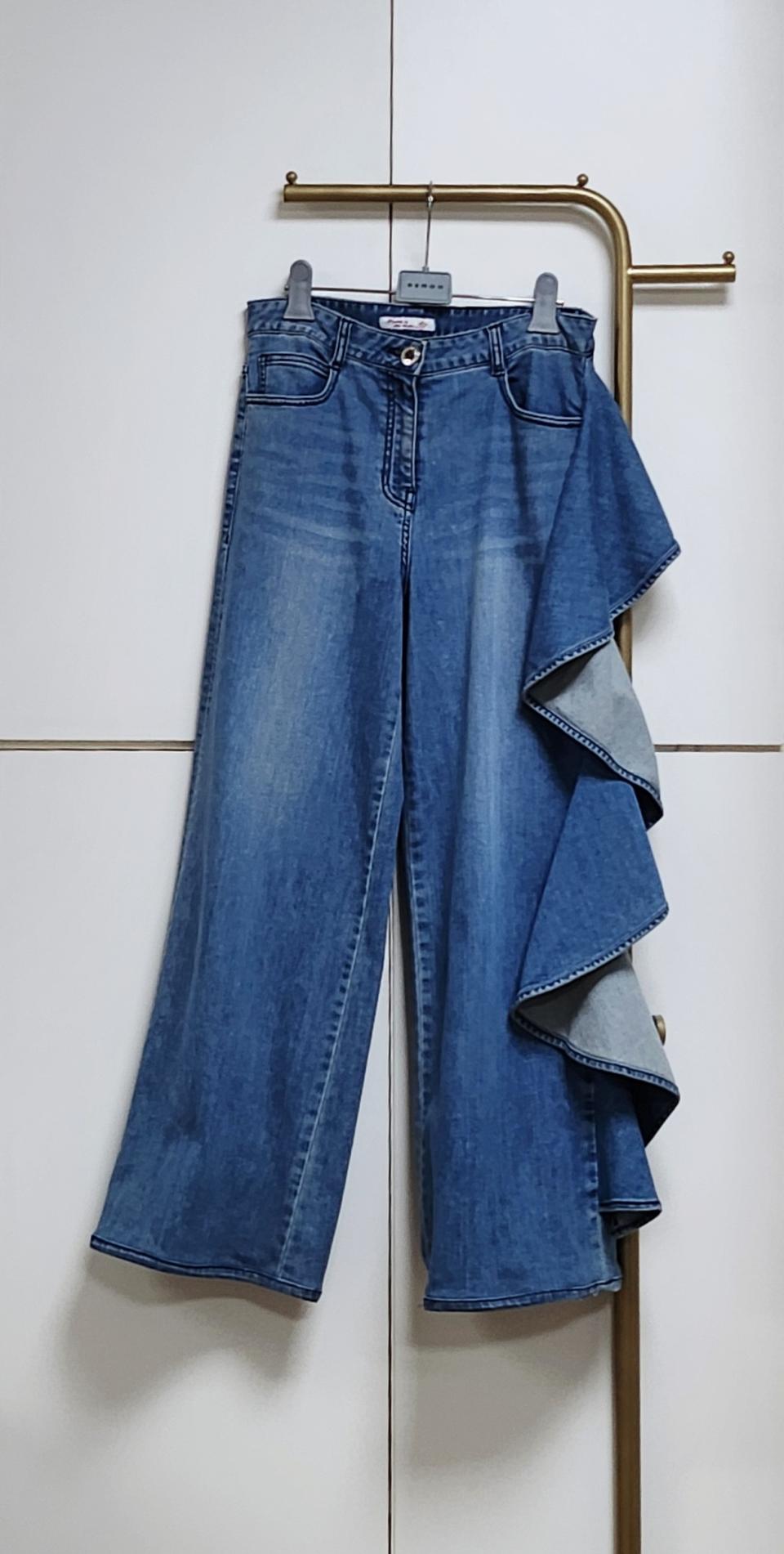 미착용 피플오브더월드 프릴 청바지55