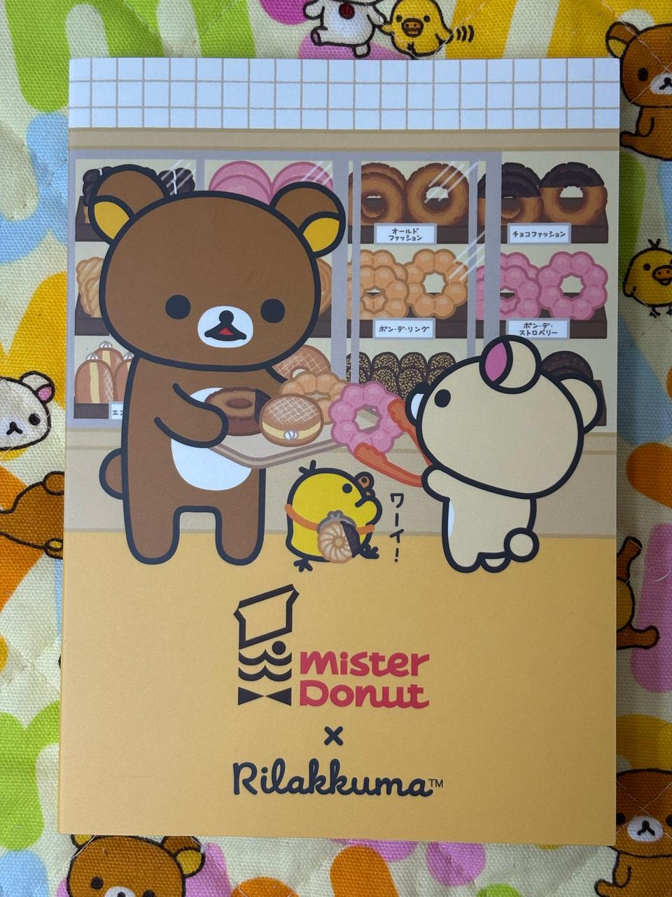 리락쿠마 미스터도넛 떡메모지 [일본정품 새상품]