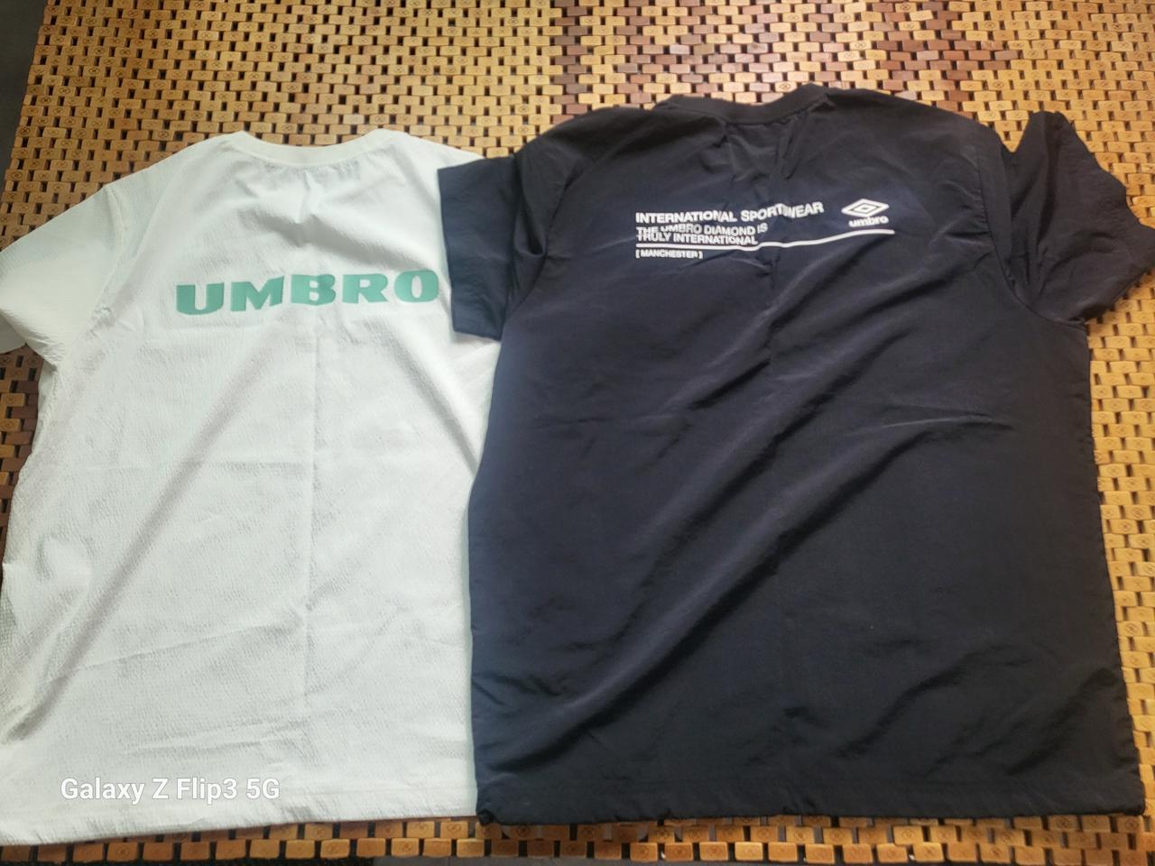 엄브로 2xl (110-115) 피스테 바람막이 웜업 아노락 반팔티셔츠