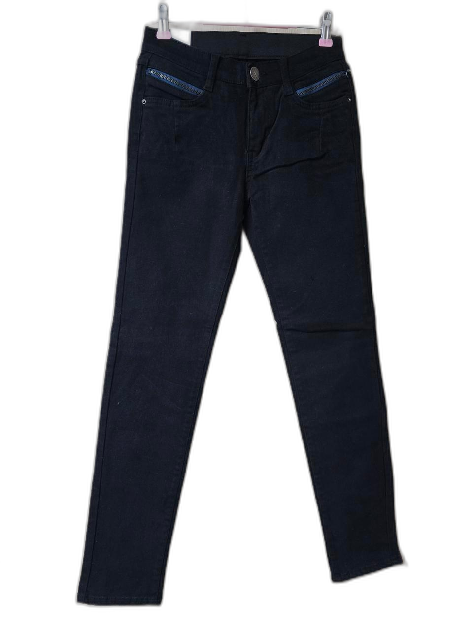 기모 빵빵 겨울 블랙 스키니 청바지 (지퍼포인트)