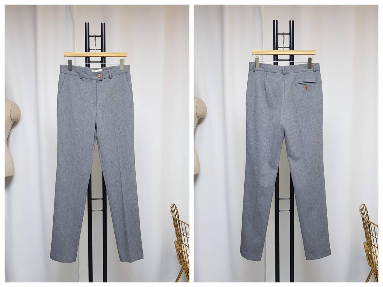 국산 고퀄 트임 슬림일자 슬랙스55새상품(25정도)