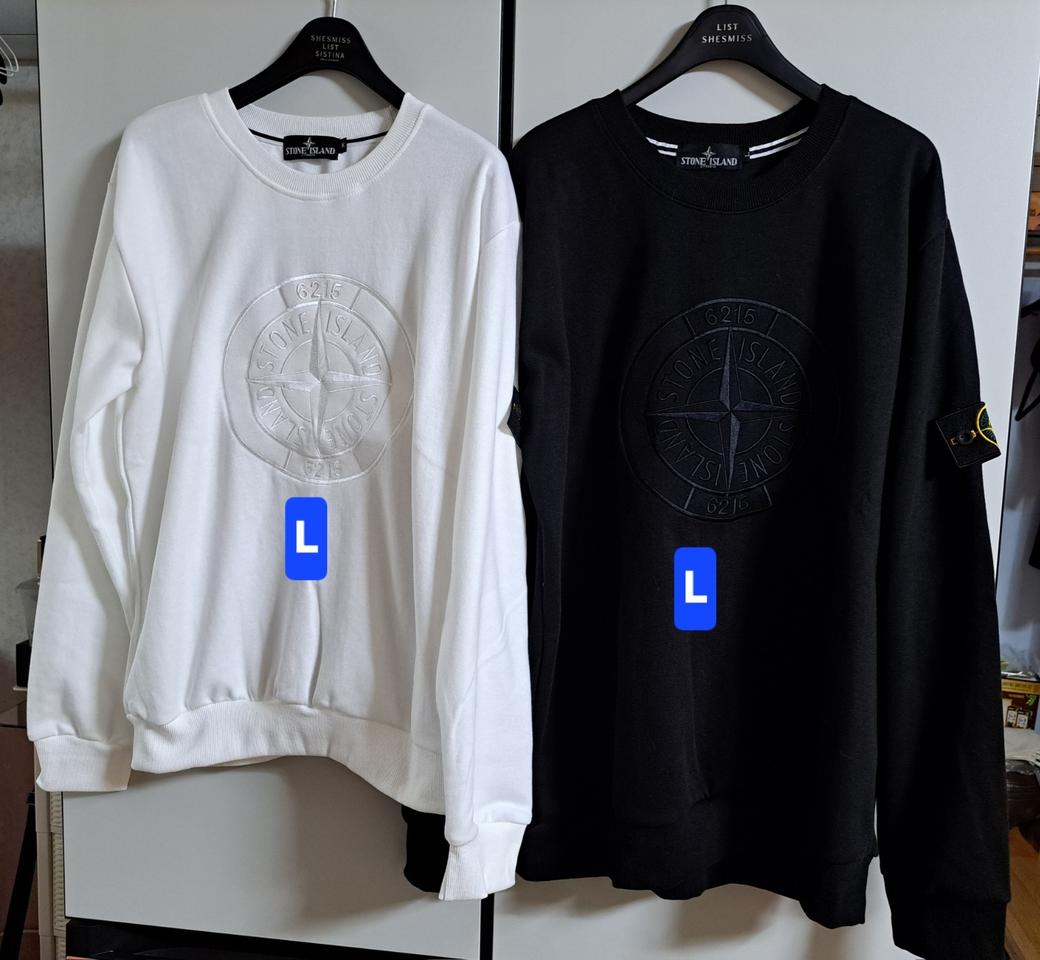 브랜드별 남성용 기모 맨투맨