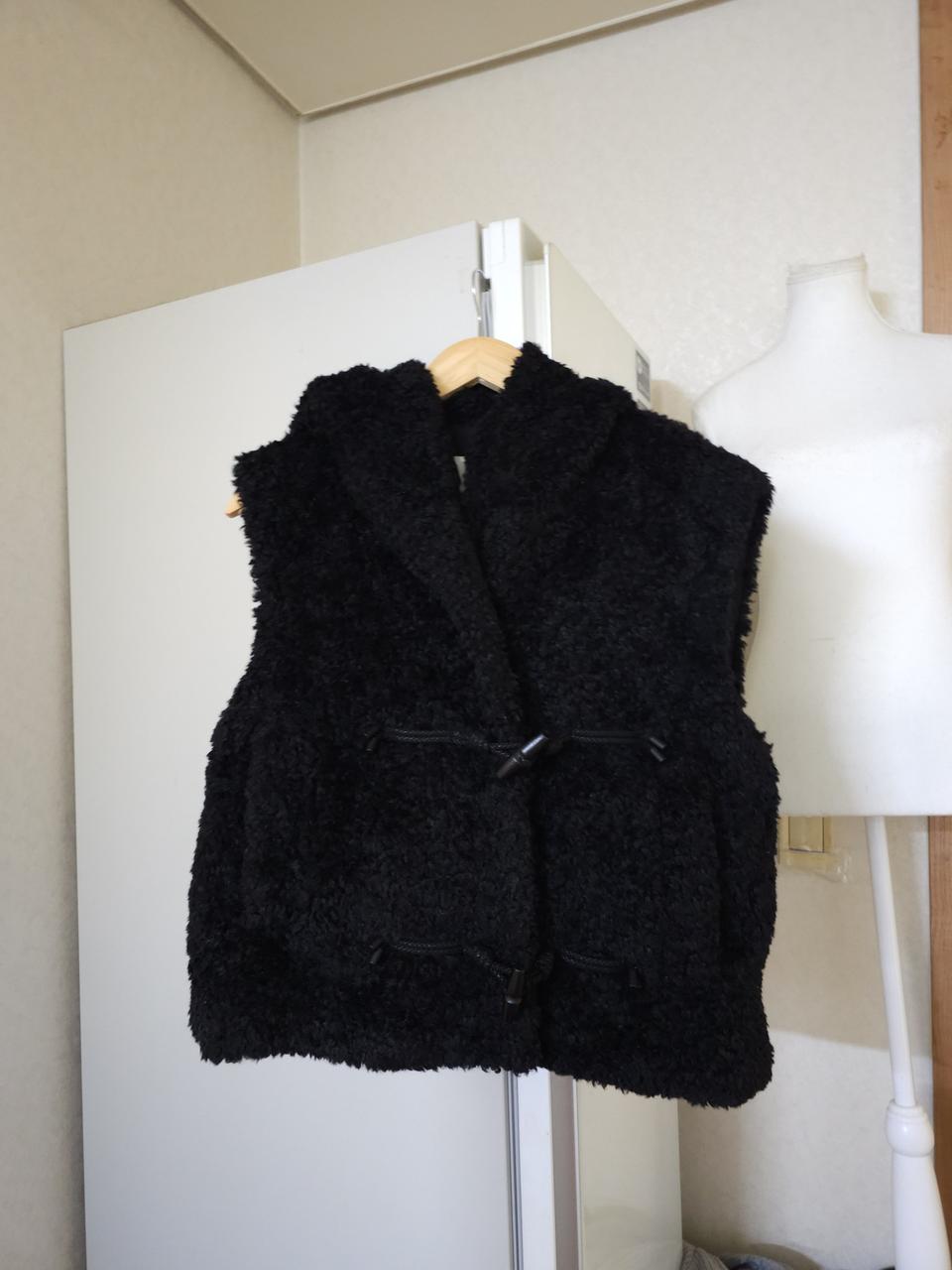 ANOU 아누 뽀글이 조끼 베스트