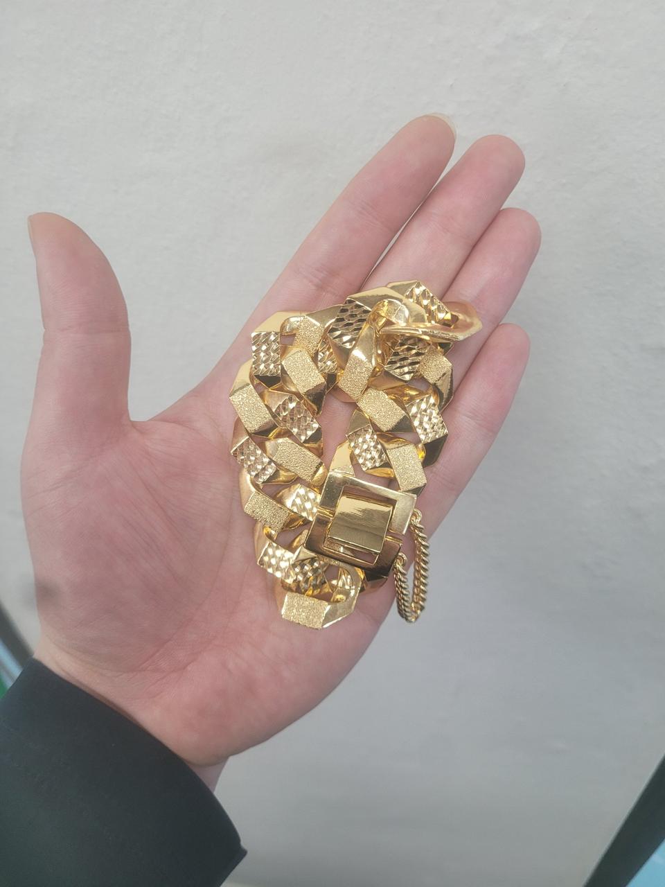 925 은30돈 팔찌 (순금도금) 싸게 정리합니다.