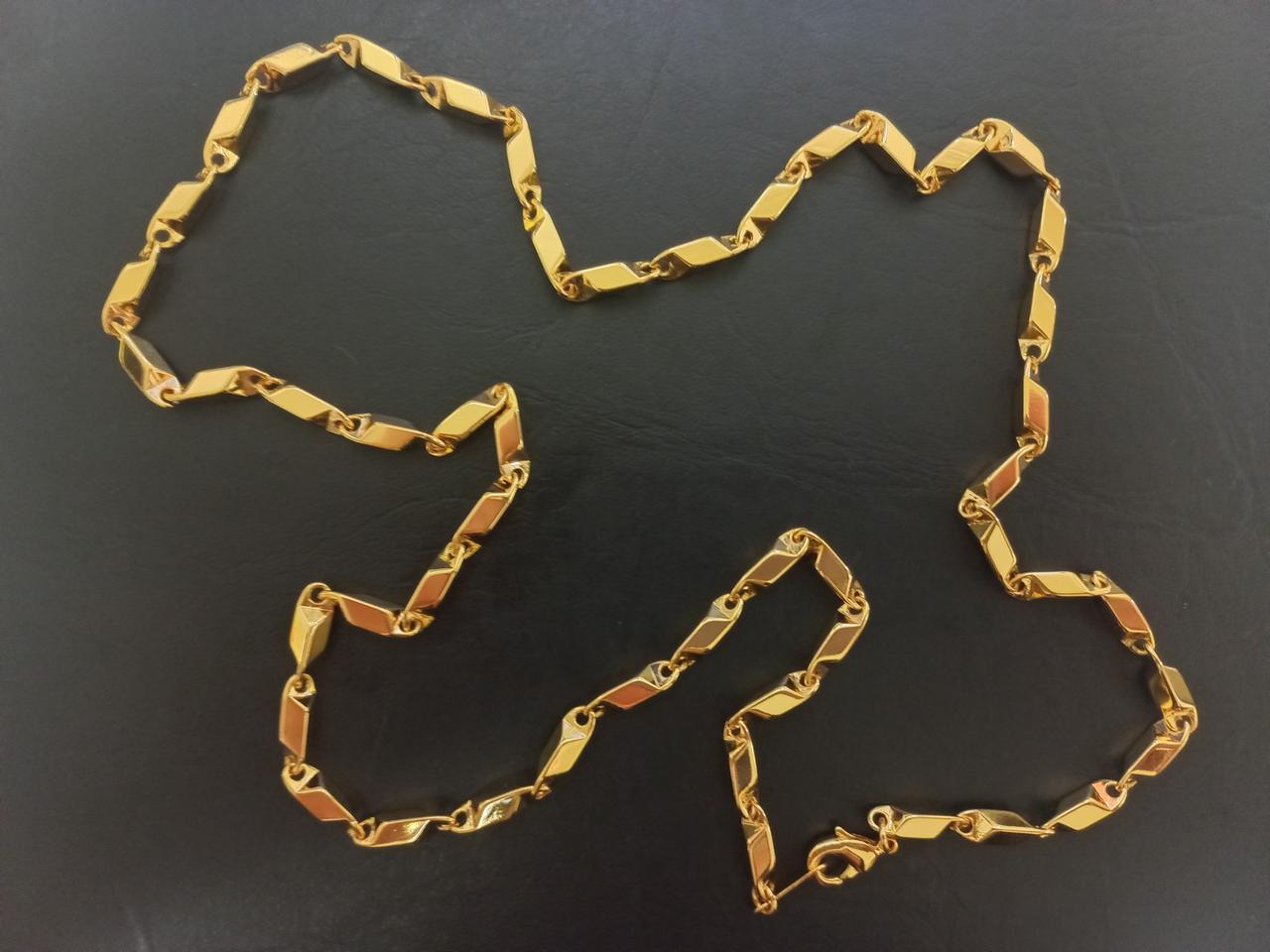 새상품 도금팔찌 20돈급 & 18각인 대나무 도금목걸이 싸게 팔아요.