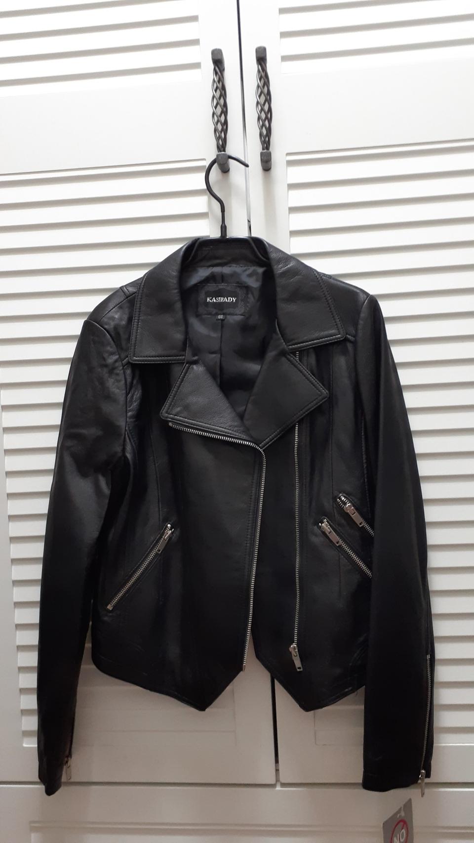 카시바디 블랙 가죽자켓