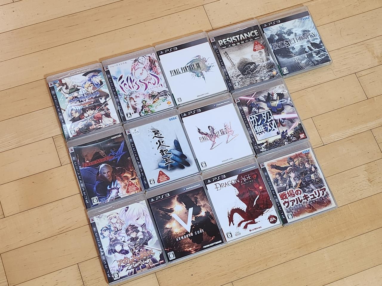 플레이스테이션3 PS3 레트로 일판 게임 13개 일괄 CD 블루레이