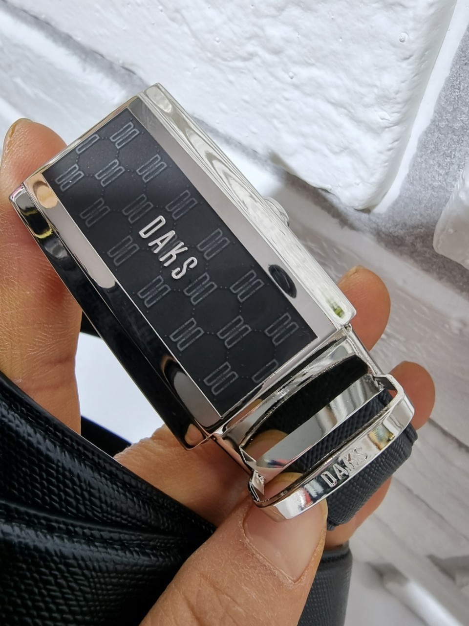 DK  2탄소가죽 자동벨트