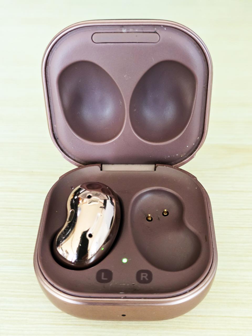 갤럭시 버즈 라이브 미스틱 브론즈 충전케이스+왼쪽유닛