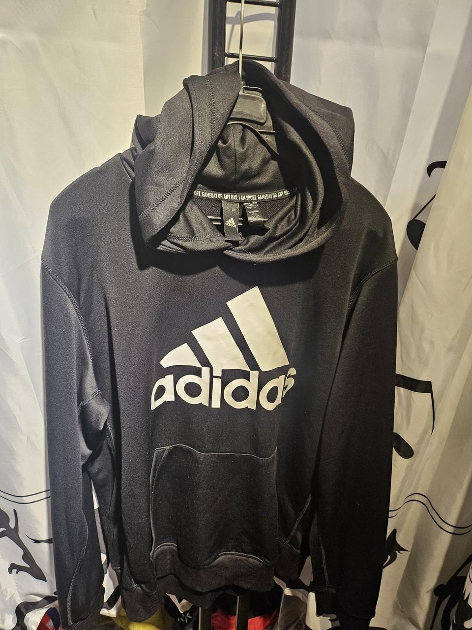 ♡아디다스 검정색 후드티(105)