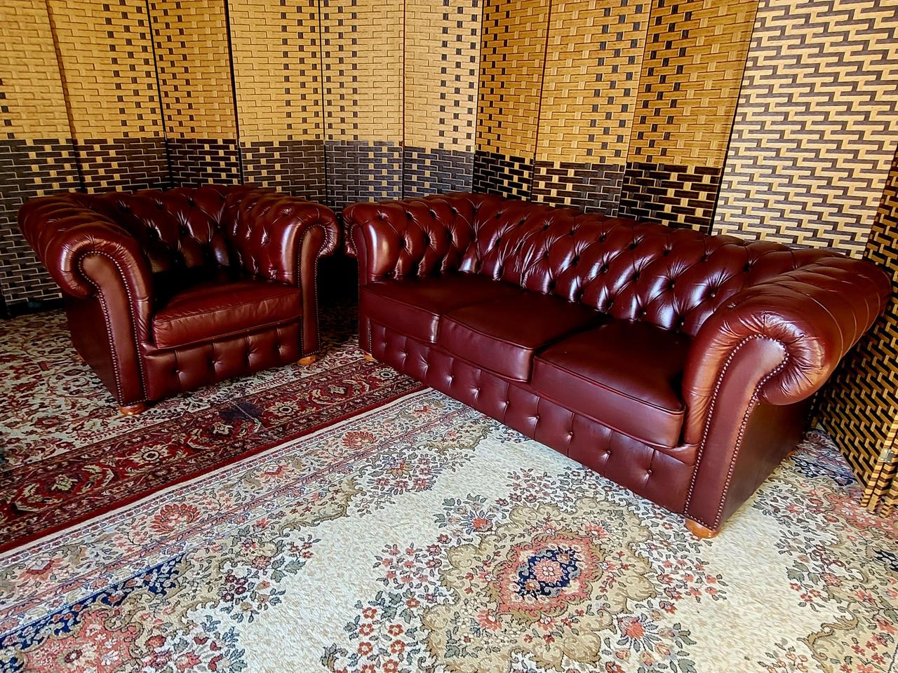 체스터필드디자인* 엔틱소파* 세트