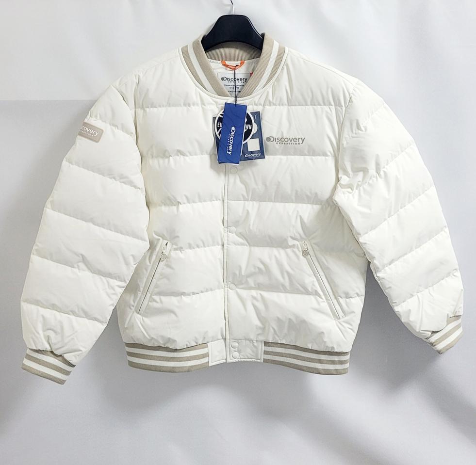 새상품)디스커버리 공용 유러피안 덕다운 패딩 90~110