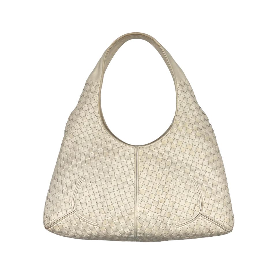 보테가베네타 호보백 화이트. 홉 빈티지