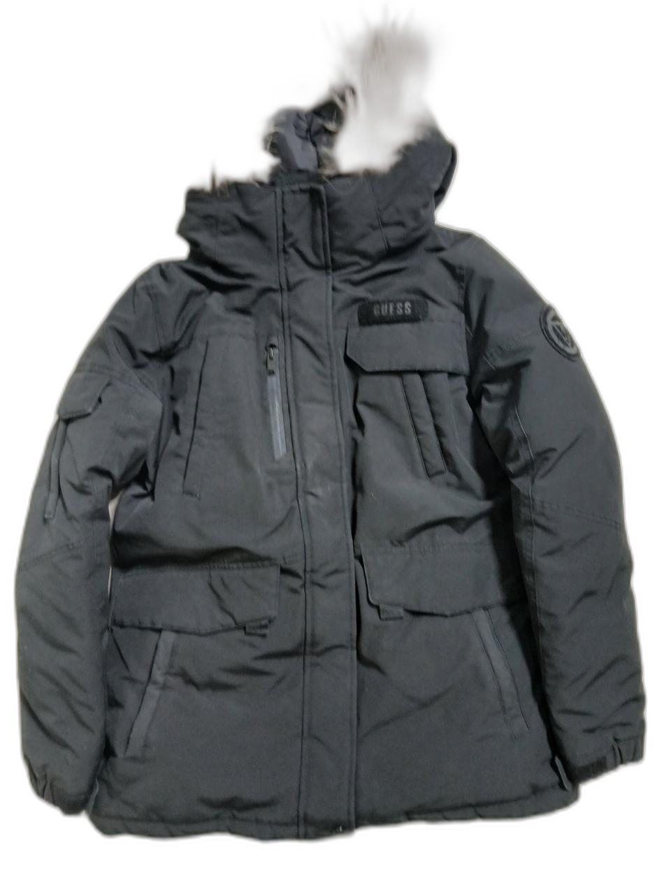 게스 덕다운패딩 S 공용