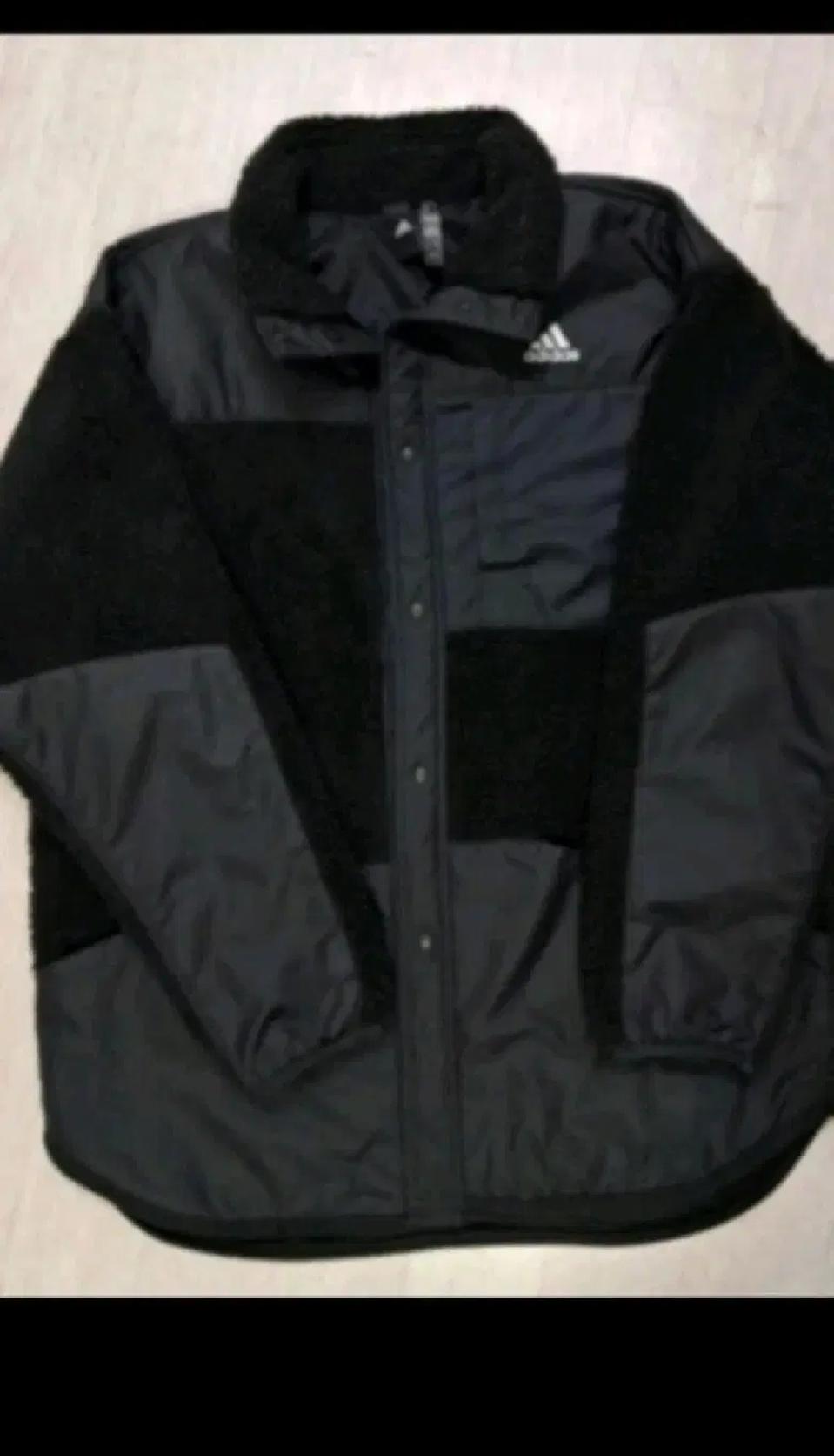 아디다스 블랙 쉐르파 플리스 자켓거의100(가반60)