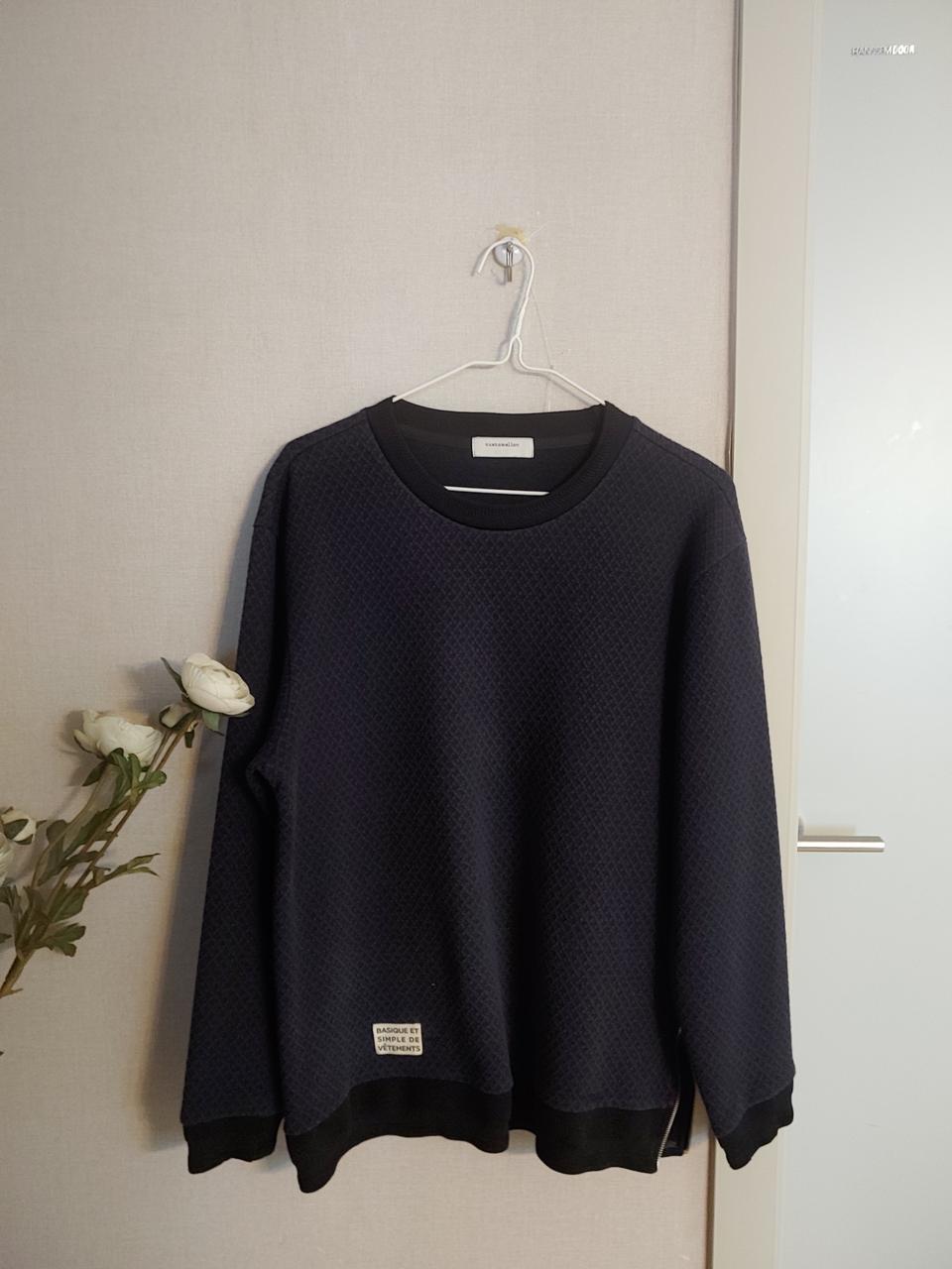 Customellow  골프  찐한 네이비 맨투맨 100