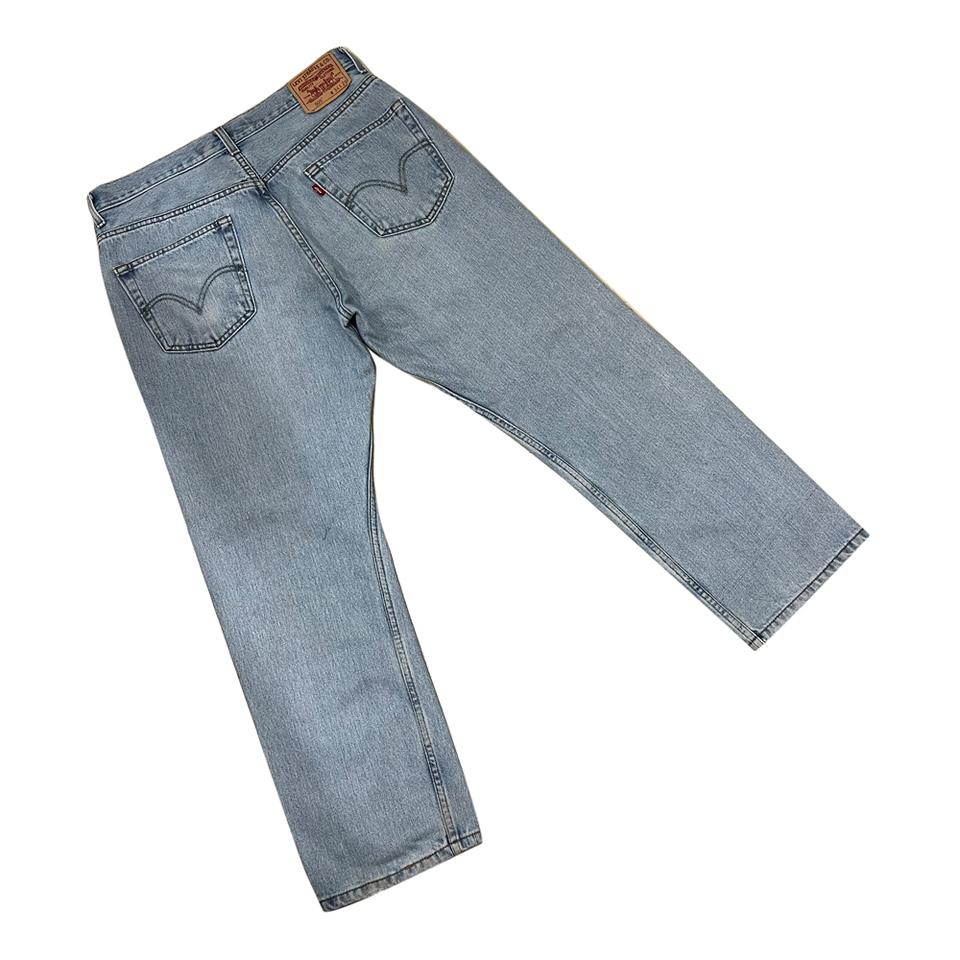 00s 리바이스 505 레귤러핏 연청 데님 팬츠 청바지 34