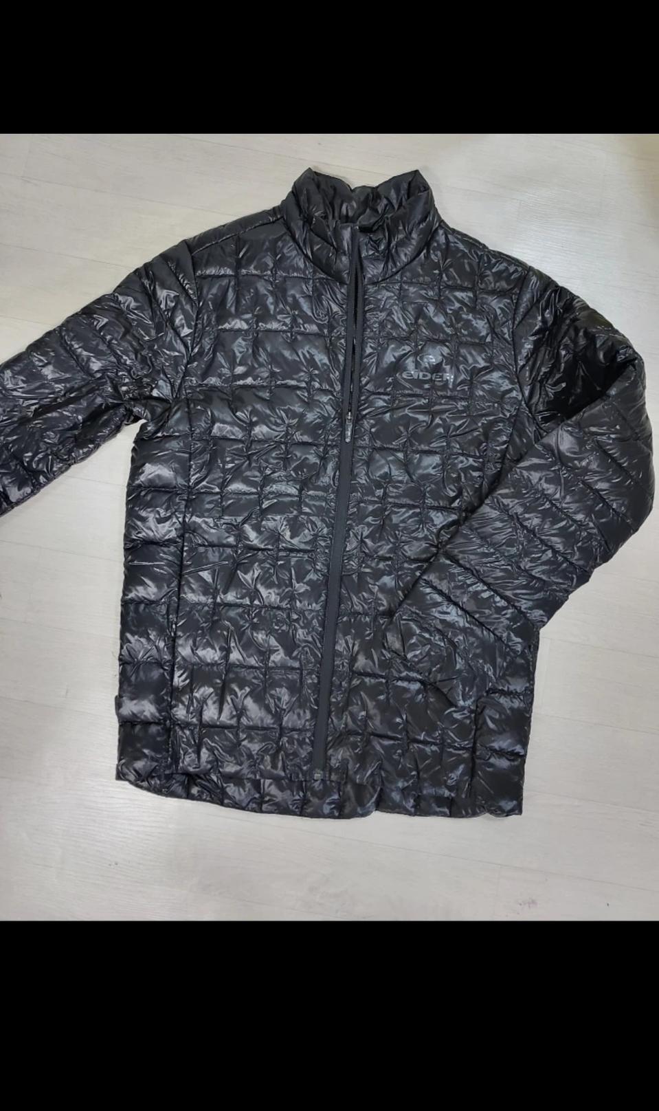 아이더 구스경량 패딩 블랙.남L