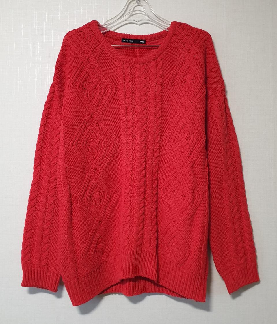 베이직하우스 여성 니트 90사이즈