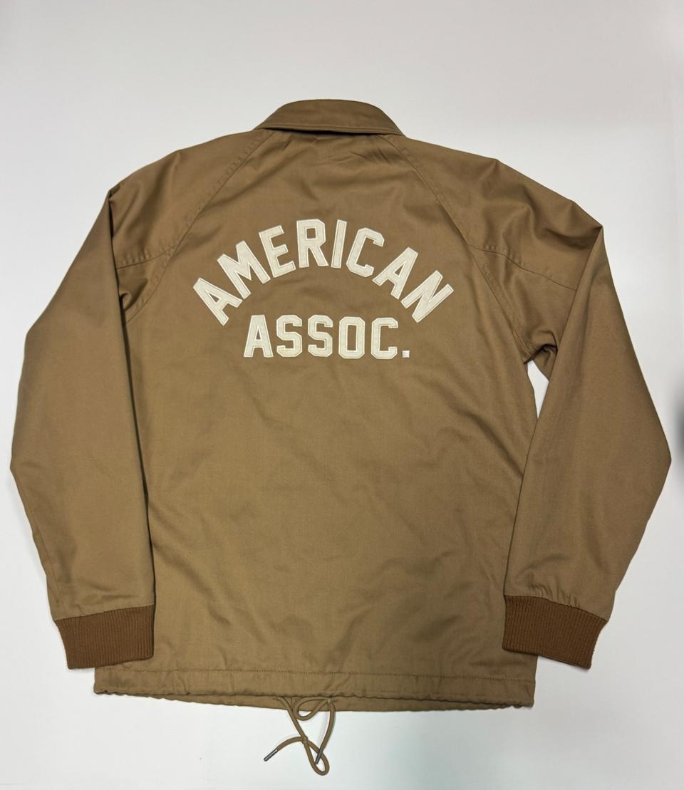 후아유 오버핏 아메리칸 스펠로고 코치 자켓 XL