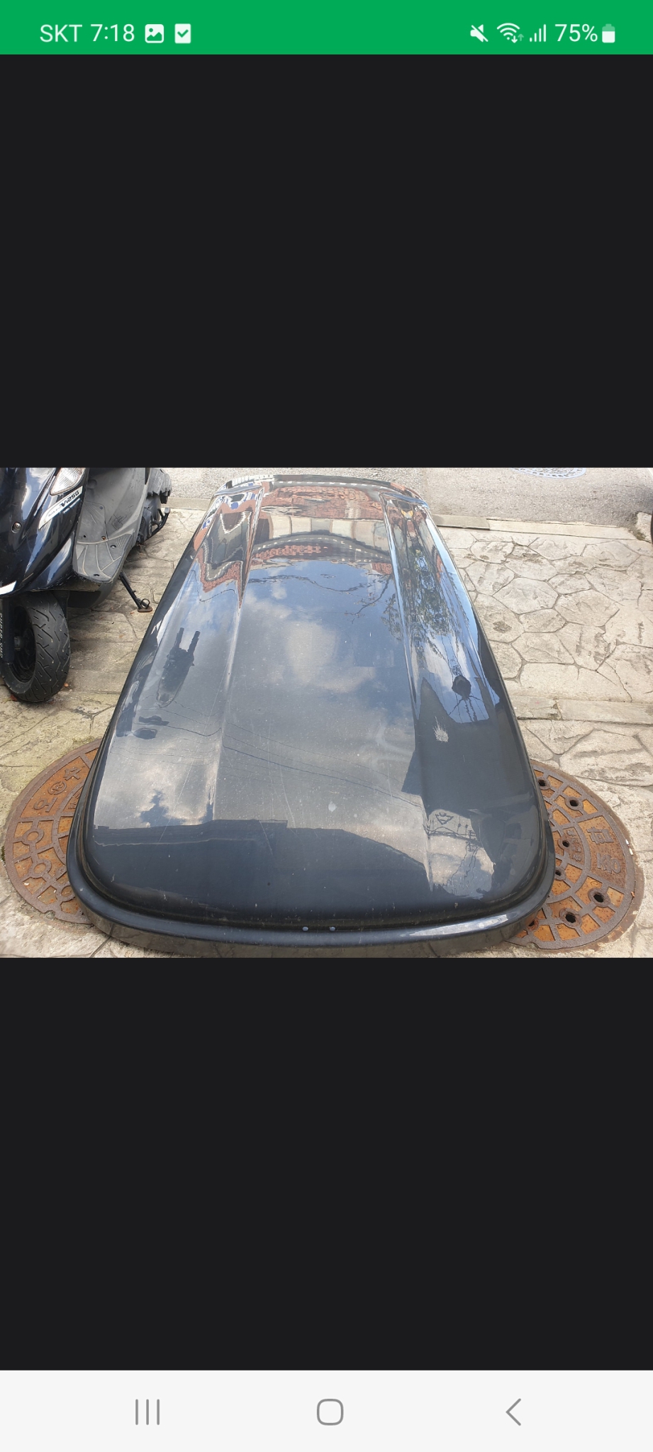 코란도투리스모 코토 일체형 루프박스 블랙 중고