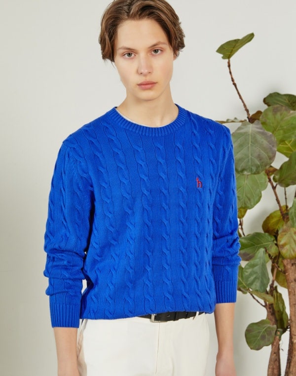 헤지스 케이블 니트