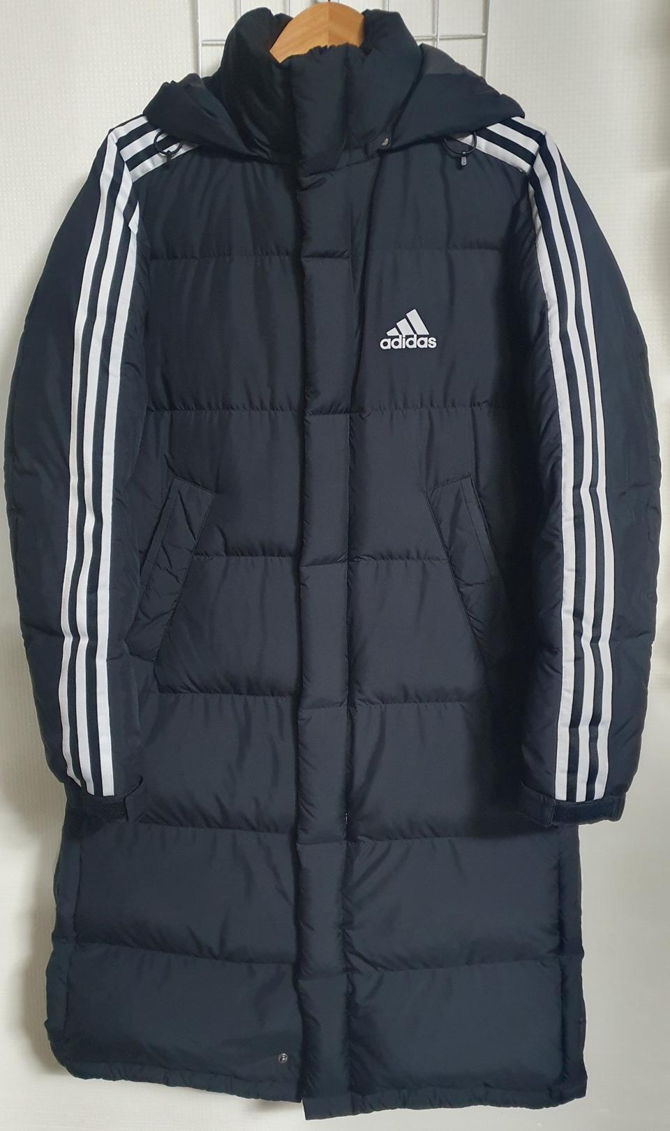 아디다스 오리털 롱패딩 L