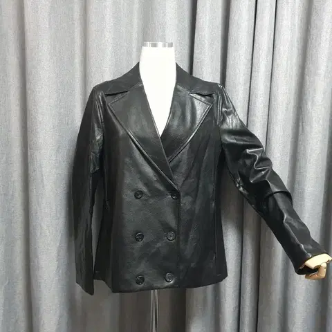 L 에코레더 고급 더블자켓