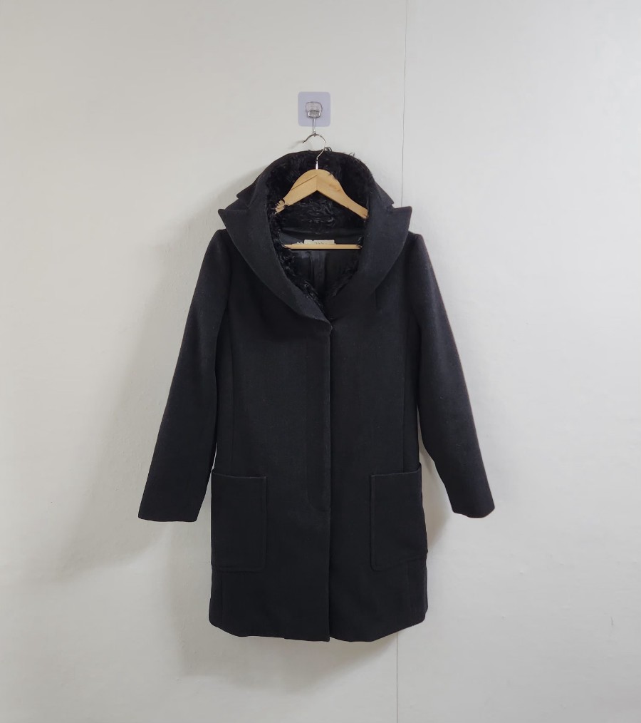 [프라다] 90 55 여 후드코트 명품코트