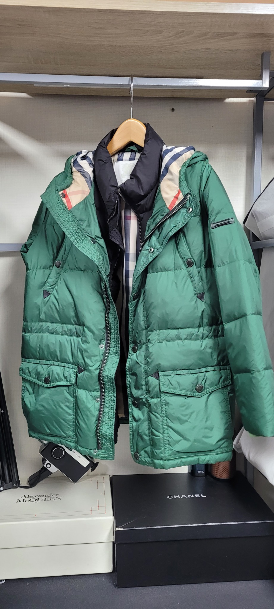 버버리 패딩 다운 잠바