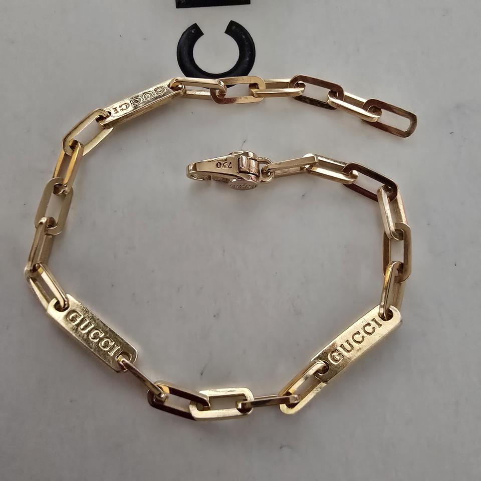 18k핑크골드 클립 팔찌