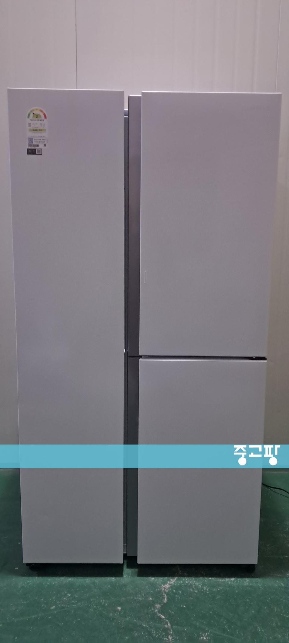 1606 삼성 846L 2도어양문형냉장고(화이트)