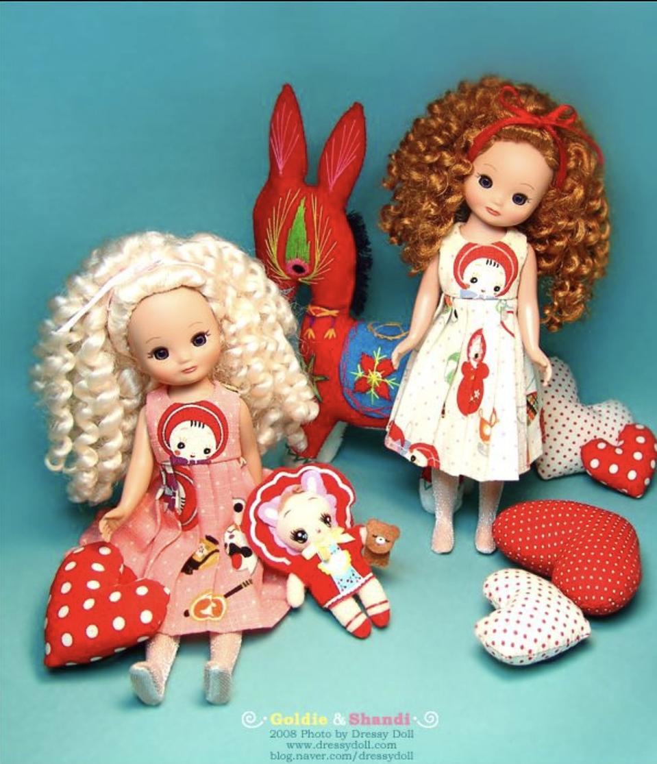 Betsy McCall 8'' Betsylocks  타이니 벳시 벳시락