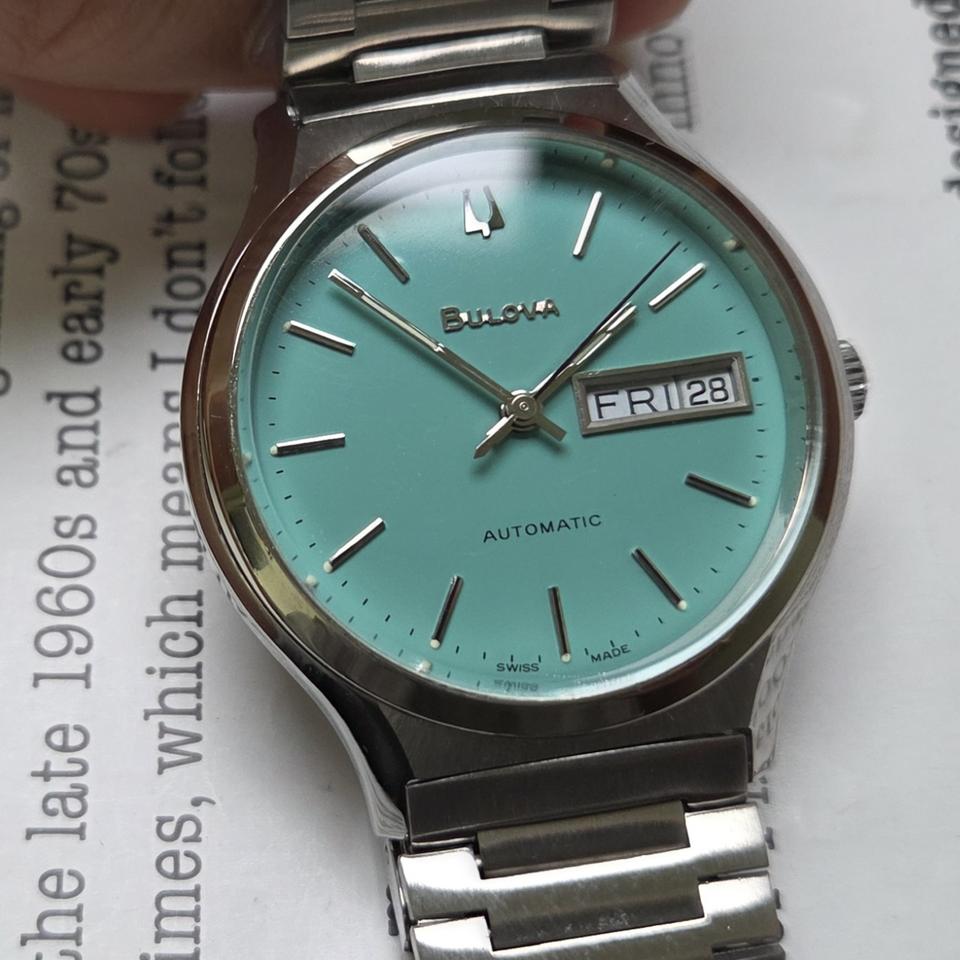 빈티지 부로바 데이데이트 민트 뻐뻐시 브레이슬릿 ver.