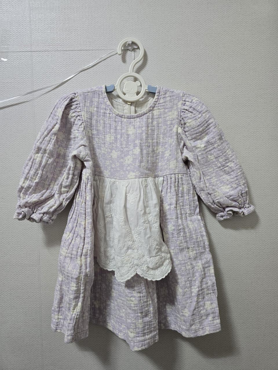 여아 앞치마 원피스