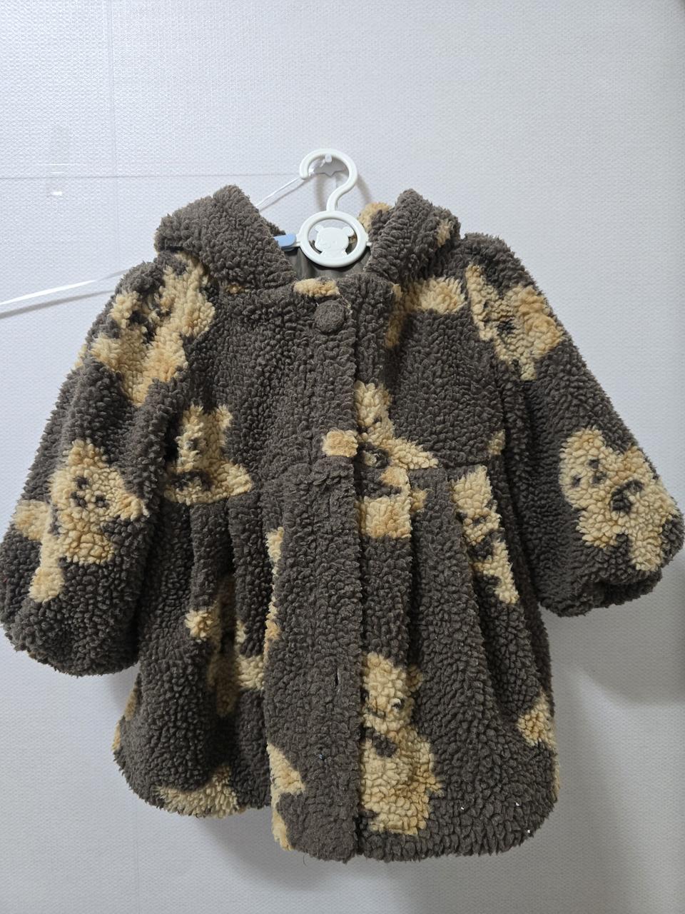 곰돌이 뽀글이 겨울잠바 100사이즈